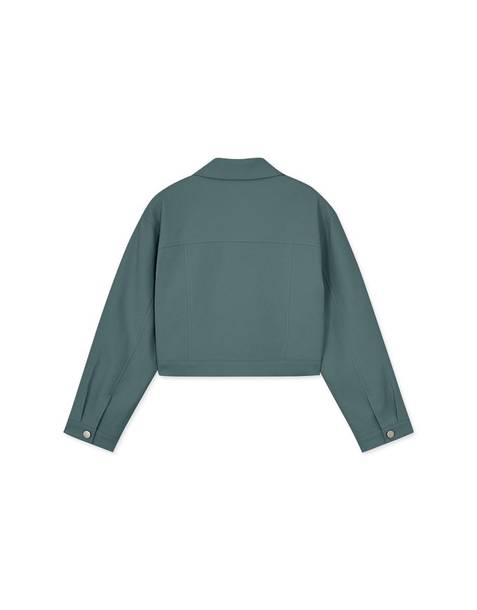 Textured Thick Short Coat