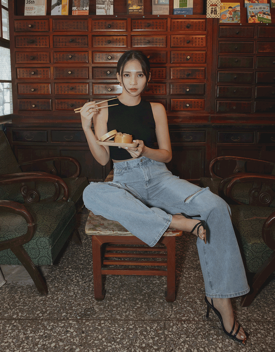 【Elecher's Design】Elastic Padded Bra Top Cropped Top