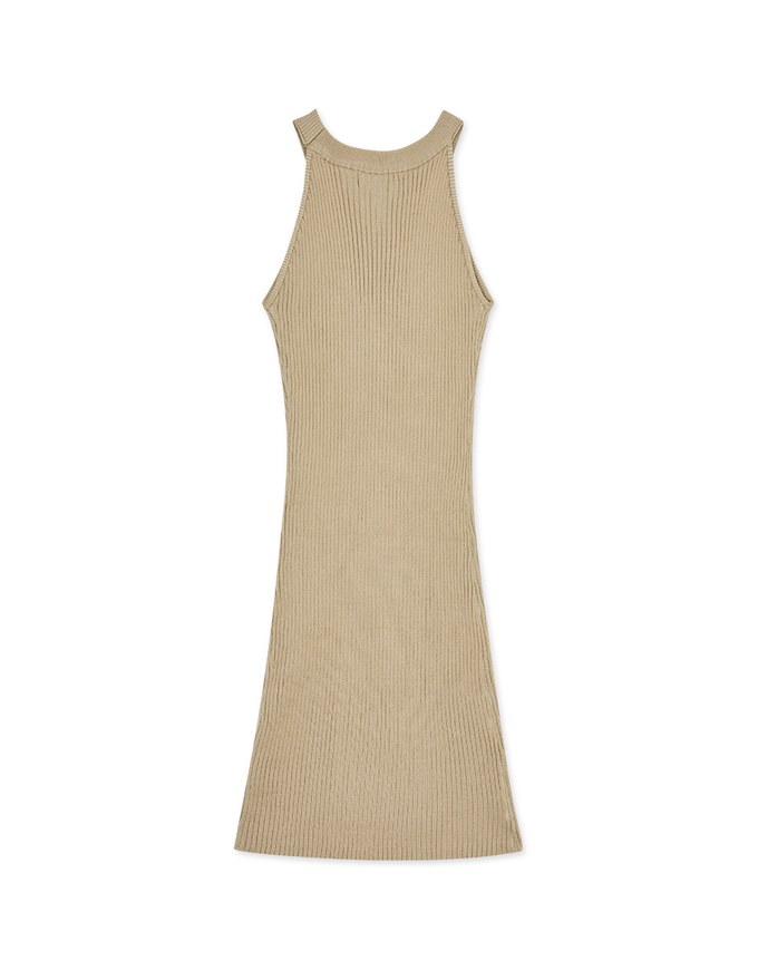 HalterHollow Bodycon Wrap Mini Dress