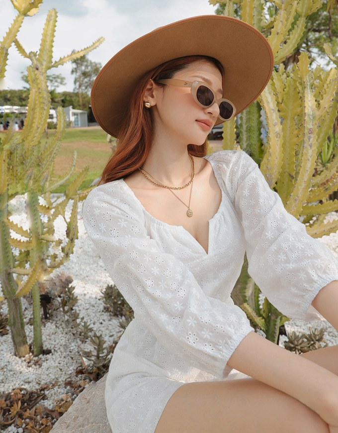 V-Neck Lace Jumpsuit