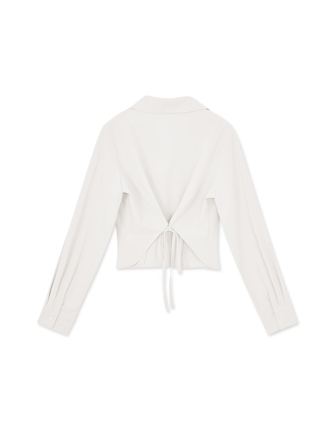 2Way Korean Style Slim Blouse Shirt