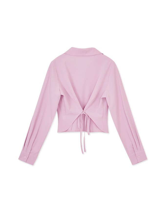 2Way Korean Style Slim Blouse Shirt