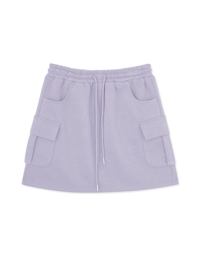 Casual Drawstring Cargo Style Skirt