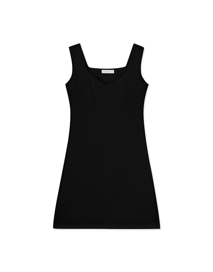 Sweetheart Neckline Bodycon Wrap Mini Dress (With Padding)