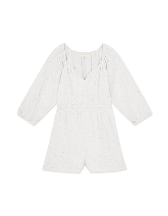 V-Neck Lace Jumpsuit