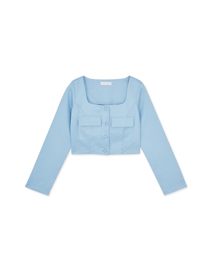 Elegant Square Neck Shirt Top