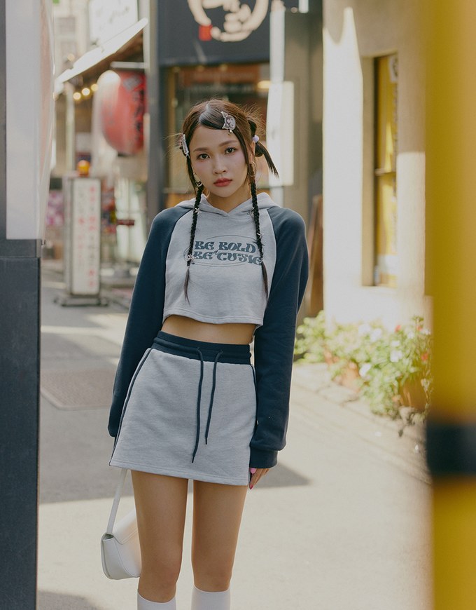 【SHIUAN'S DESIGN】Casual Sports Drawstring Skirt