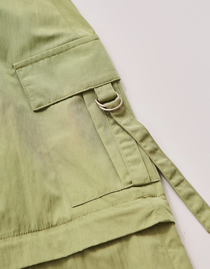 【SHIUAN'S DESIGN】Detachable Cargo Style Maxi Skirt