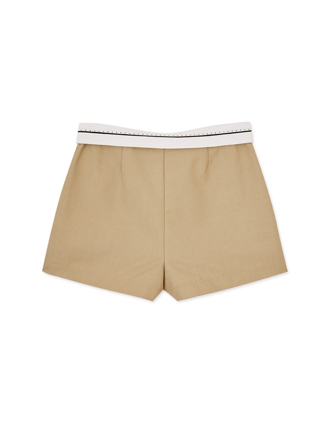 Iconic Lapel Waist Skorts