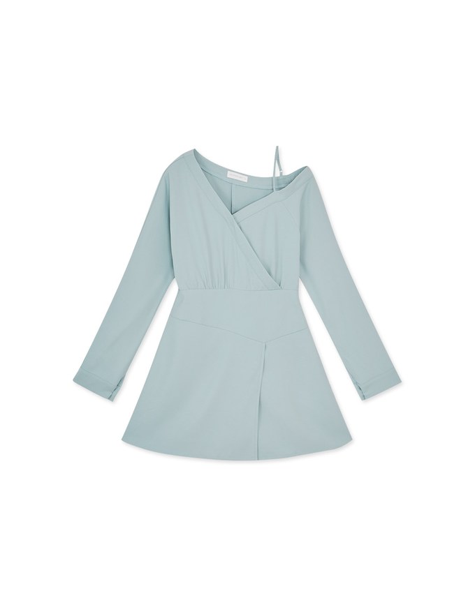 Cutie One Shoulder Asymmetric Mini Dress