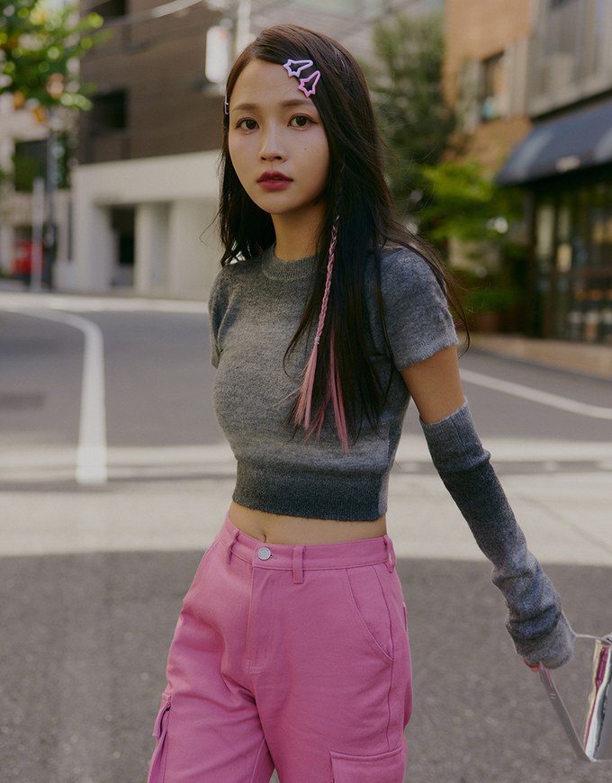 【SHIUAN'S DESIGN】Unicorn Gradient Knit Oversleeve Top