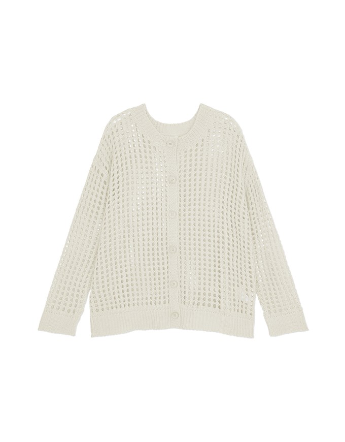 【SHIUAN'S DESIGN】2way Holey Loose Knit Top