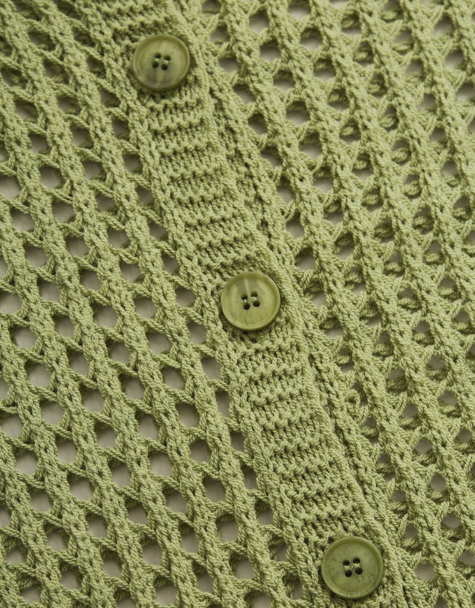 【SHIUAN'S DESIGN】2way Holey Loose Knit Top