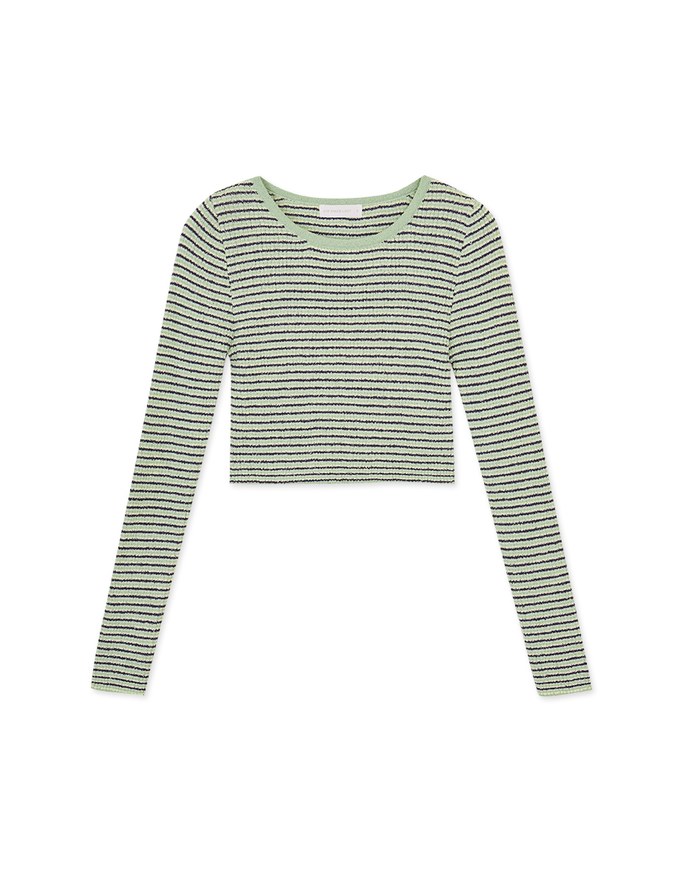 Dreamy Textured Cropped Top