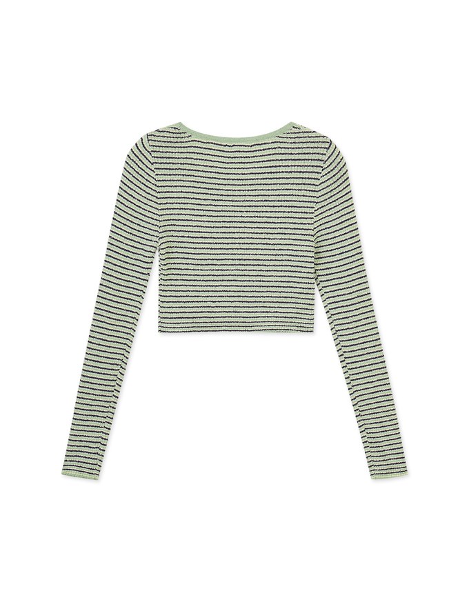 Dreamy Textured Cropped Top