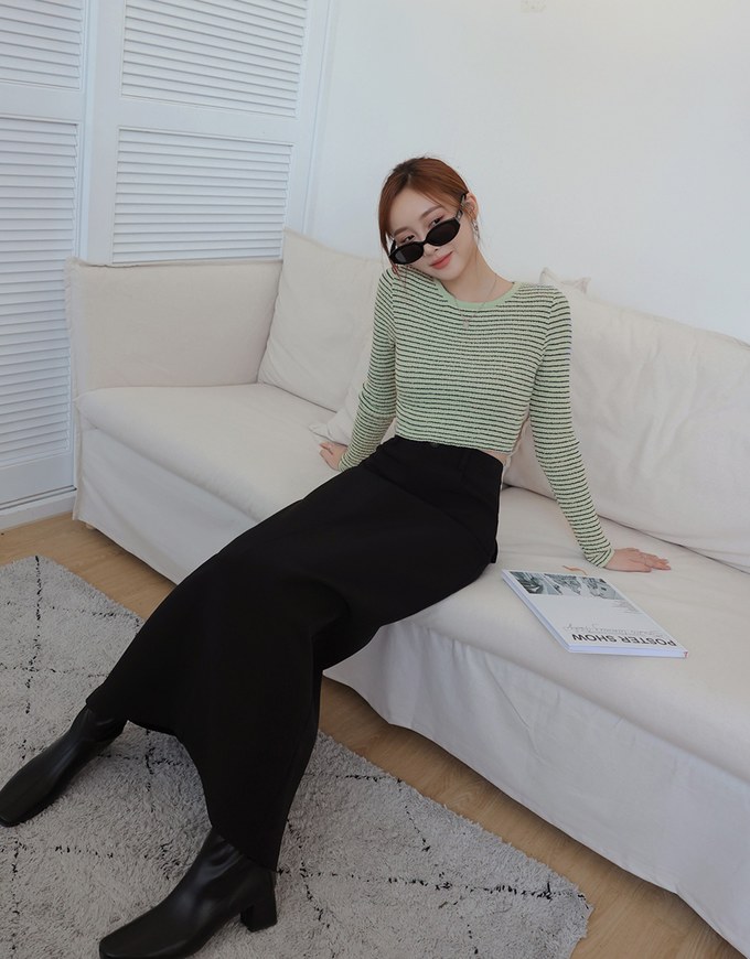Dreamy Textured Cropped Top