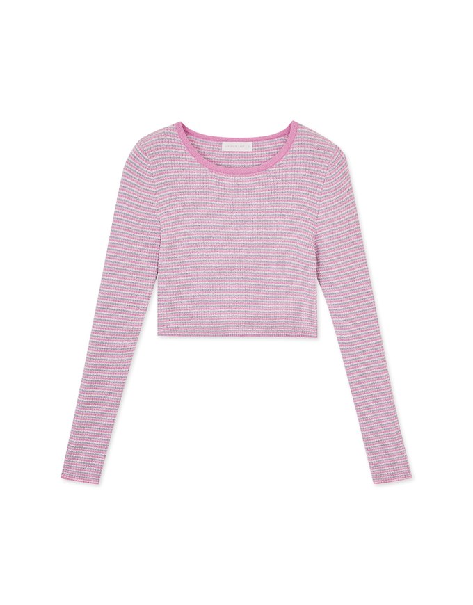 Dreamy Textured Cropped Top