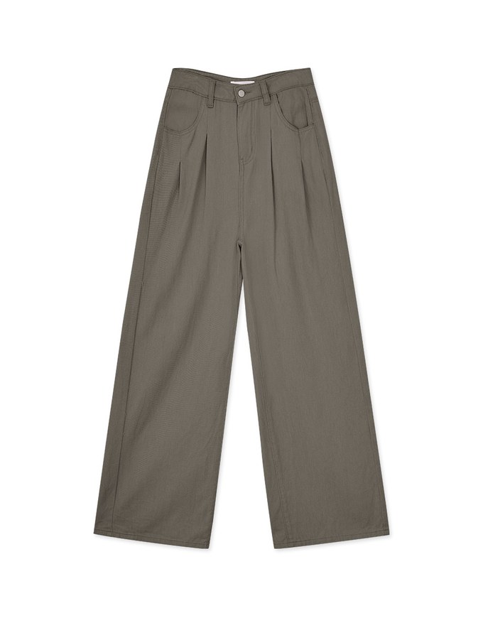 Floor-Length Denim Jeans Wide Pants