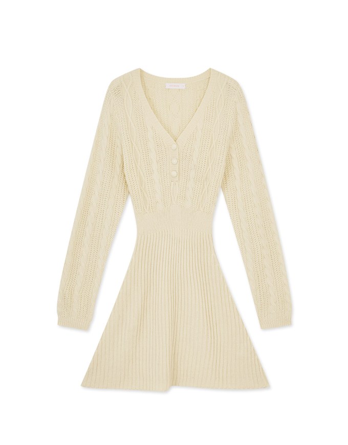 V-Neck Twisted Bodycons Mini Dress