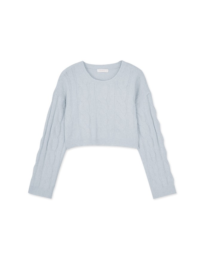 Twist Knit Cropped Top