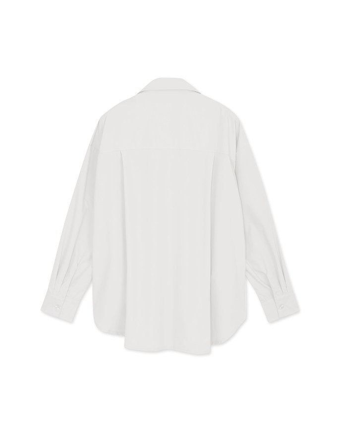 Anti-Wrinkle Iron Free Loose Long Blouse Shirt