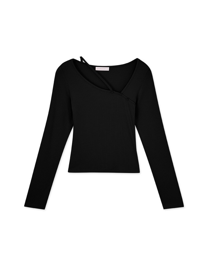Single Line Hollow Knit Top