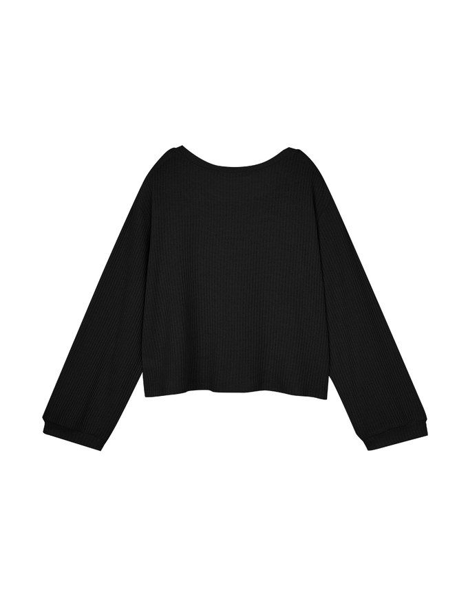 Plain Striped Translucent Top