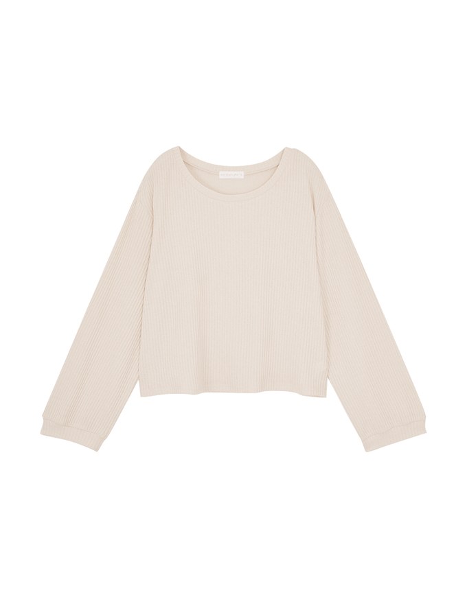 Plain Striped Translucent Top