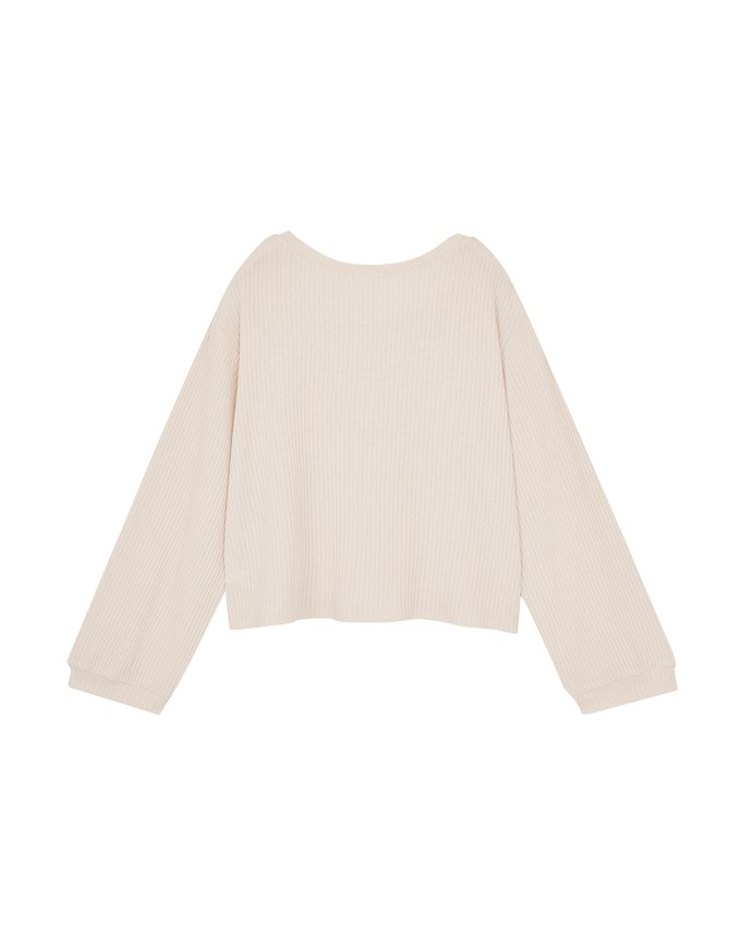 Plain Striped Translucent Top