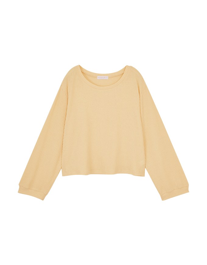 Plain Striped Translucent Top