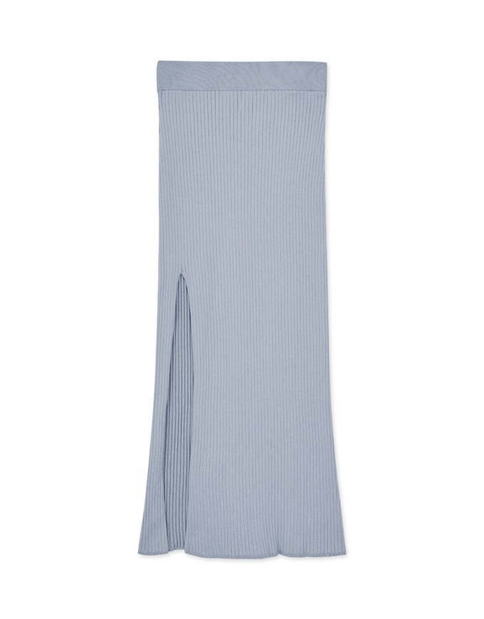 SideSlit Bodycon Wrap Knit Maxi Maxi Long Skirt