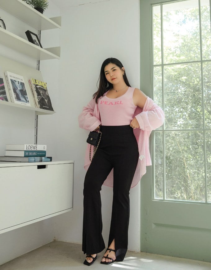 S CURVE SECRET Tummy Control Light Shaping Flare Pants
