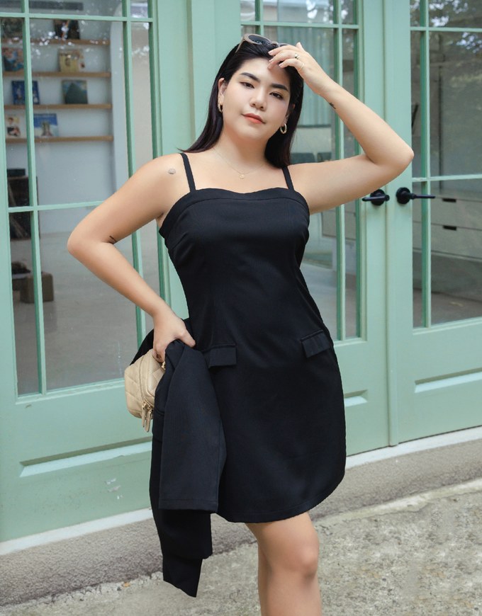 Strap Mini Dress
