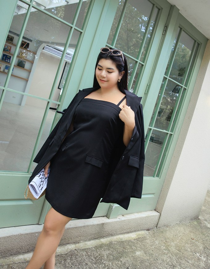 Strap Mini Dress