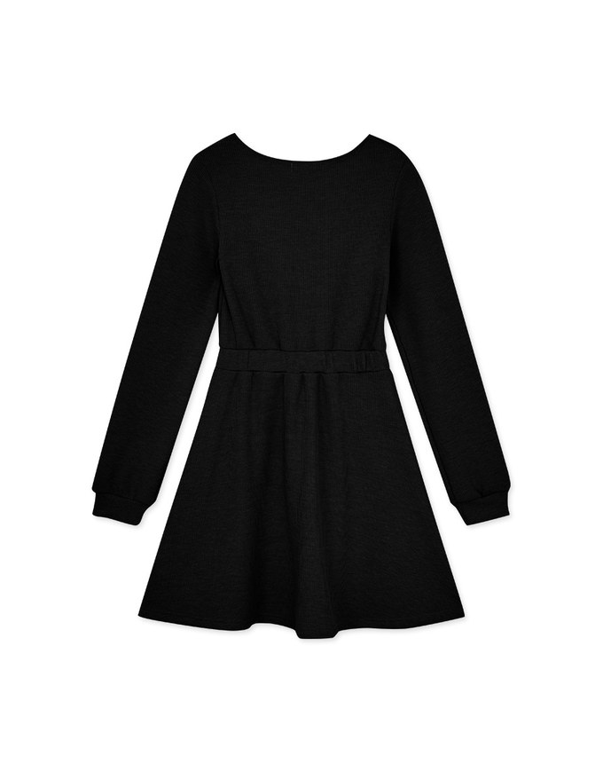 Heart-Neck Mini Dress