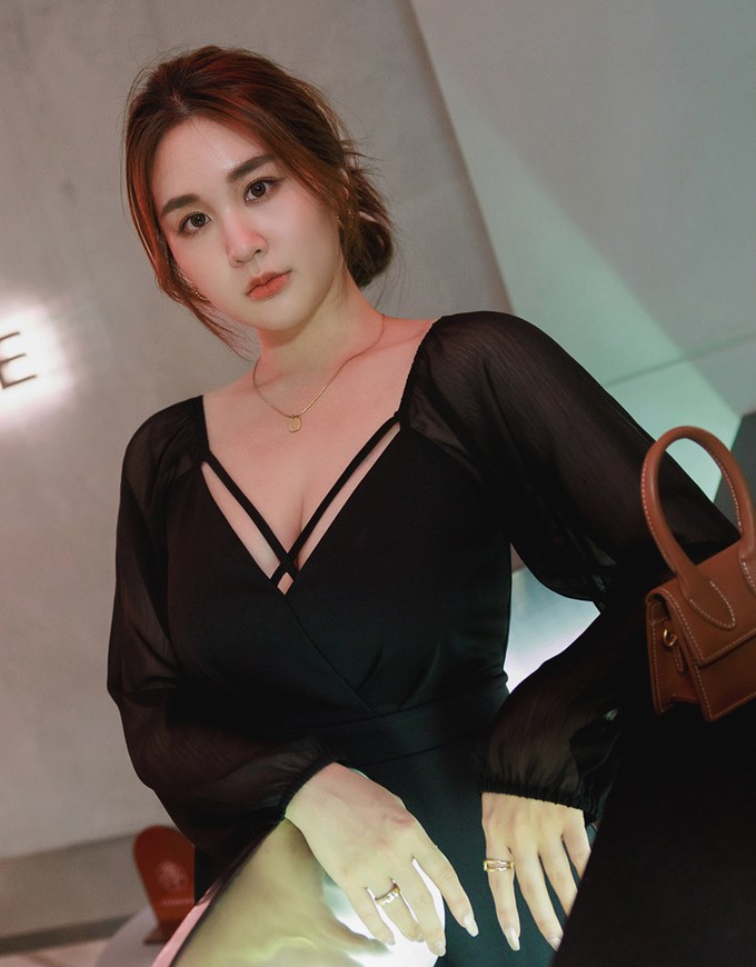 Sexy Sheer Mini Dress (With Padding)