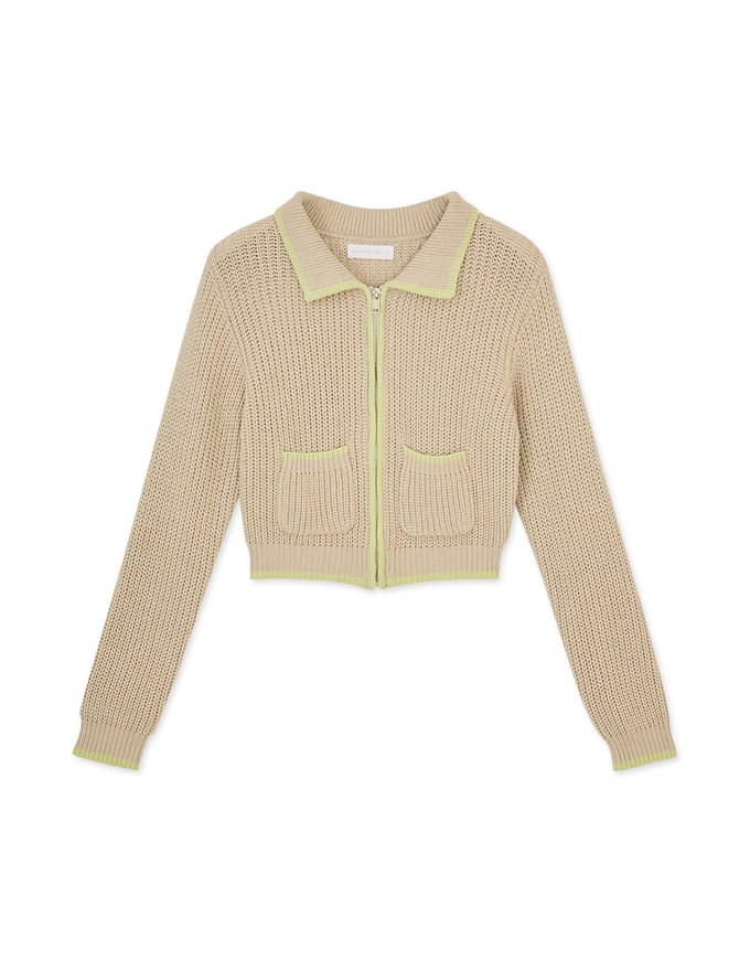 Très Chic Color Knit Blazer Jacket