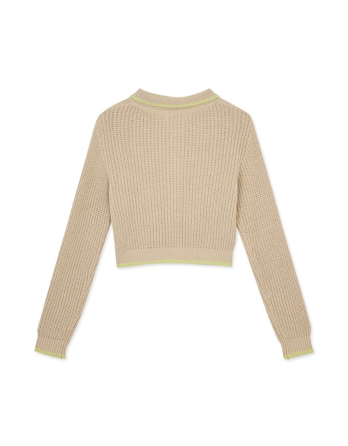 Très Chic Color Knit Blazer Jacket