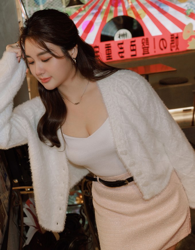 Argyle Mohair Blazer Jacket