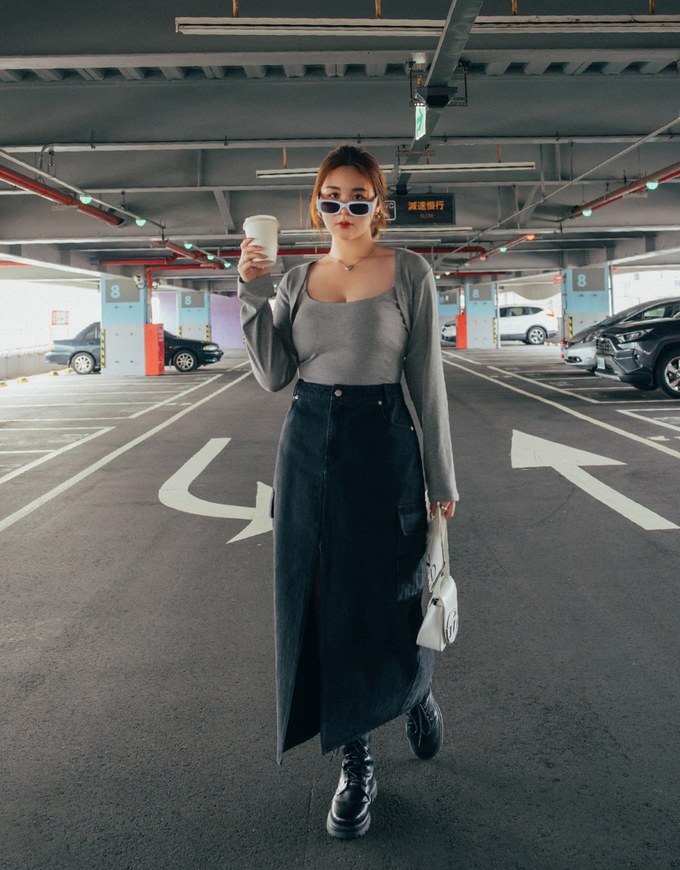 2WAY Detachable Knit Top (With Padding)