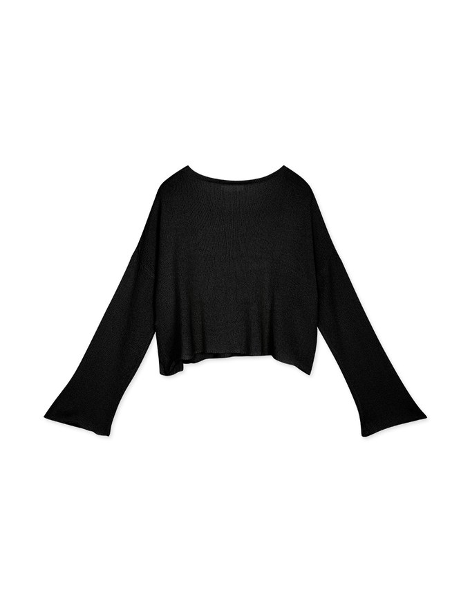 Soft Grunge Sheer Knit Top