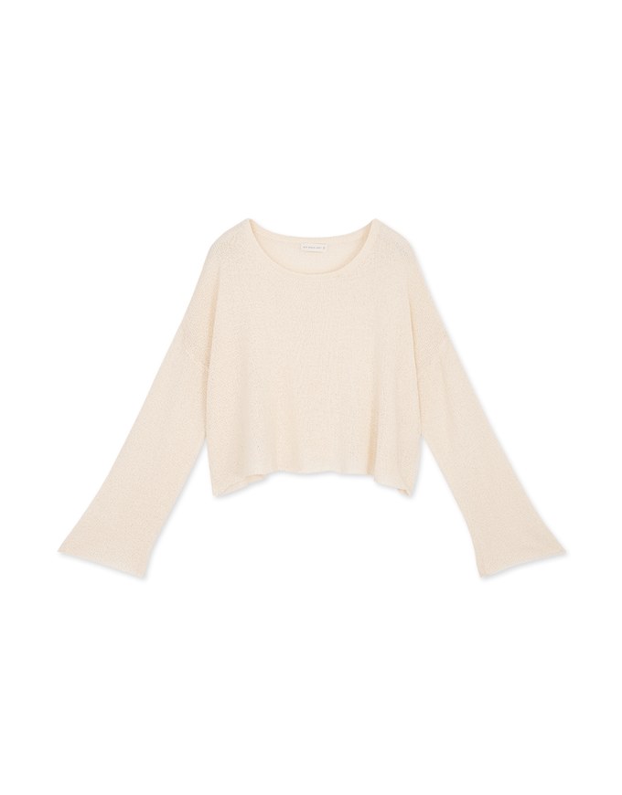 Soft Grunge Sheer Knit Top