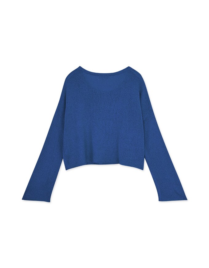 Soft Grunge Sheer Knit Top