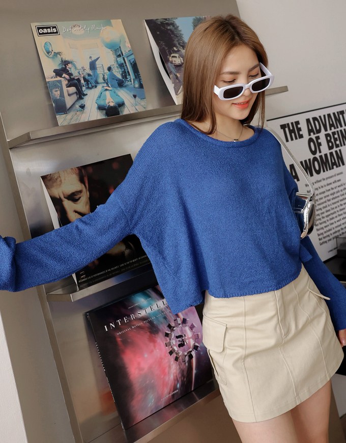 Soft Grunge Sheer Knit Top