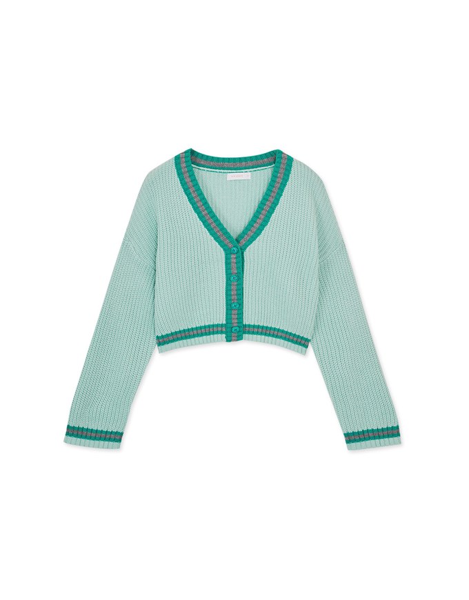 Preppy Color Knit Top
