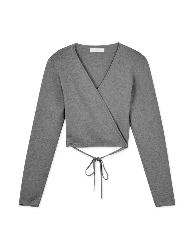 Cross Straps Knit Top