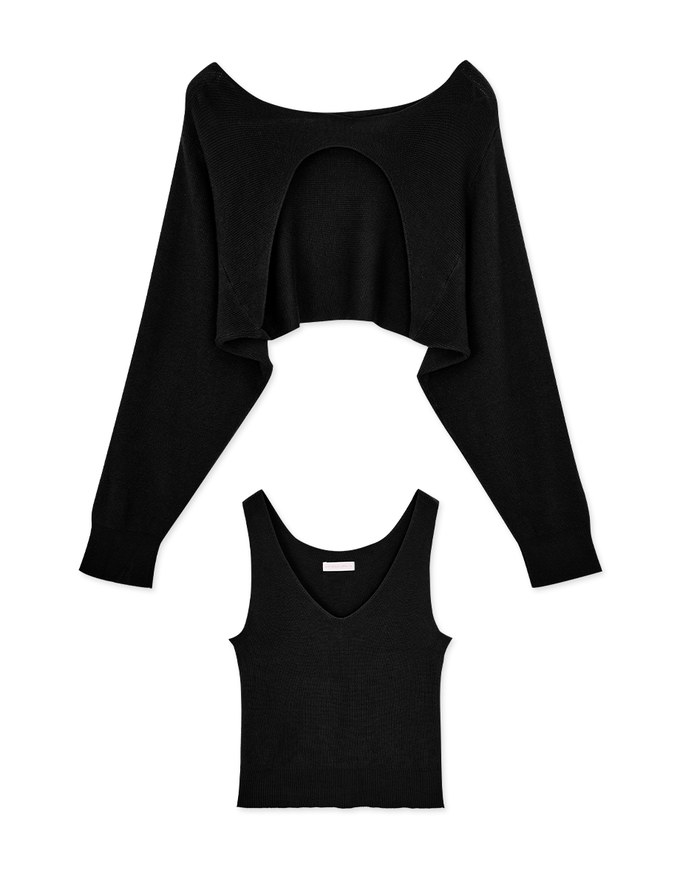 Hollow Knit Top