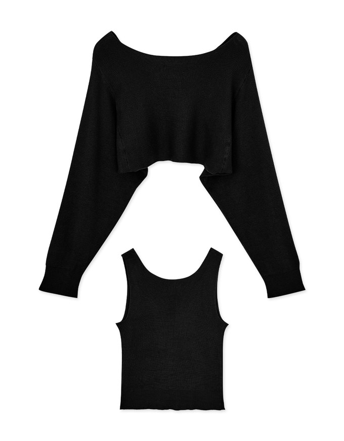 Hollow Knit Top