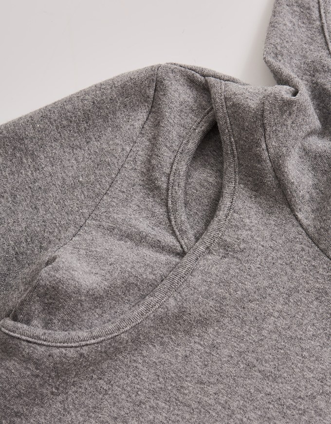【SHIUAN'S DESIGN】Micro Cut Out Hooded Top