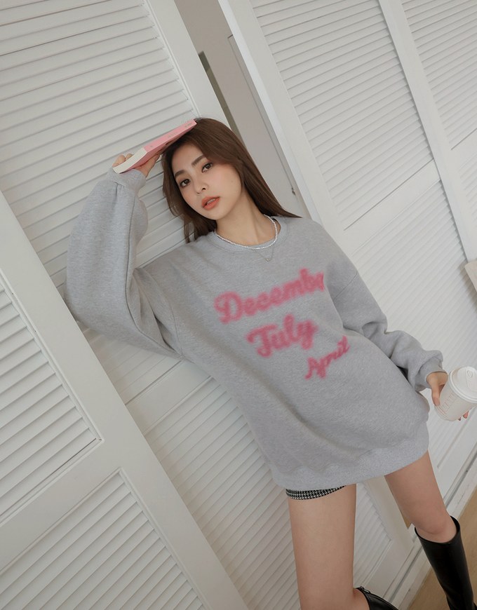 Western Spray Style Fleece Long T-Shirt